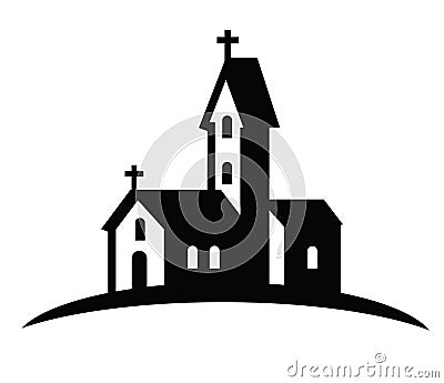 Church icon Vector Illustration