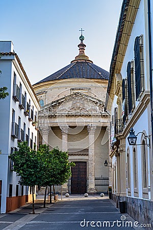 Church Iglesia del Colegio de Santa Victoria in Cordoba, Andalusia, Spain. Stock Photo