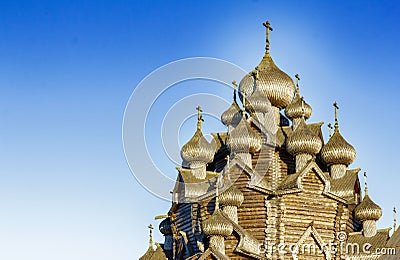 Church of the Intercession in the estate of the Theologian. Russia Saint Petersburg 22.06.2014 21: 45 pm Editorial Stock Photo