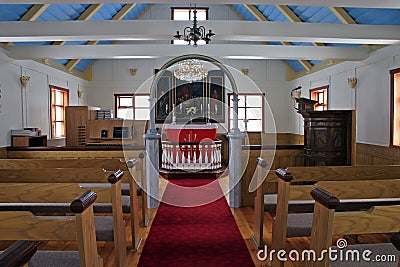 Church interior Stock Photo