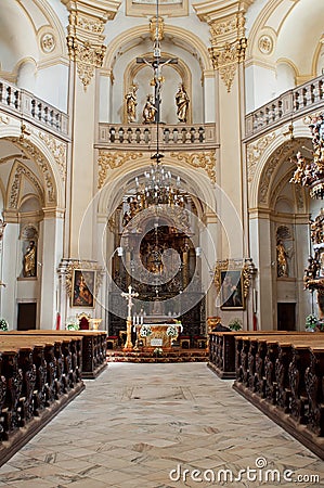 Church Interior Stock Photo