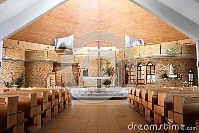 Church interior Editorial Stock Photo