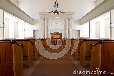 Church interior Stock Photo