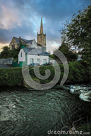 River Eske. Donegal town. county Donegal. Ireland Stock Photo