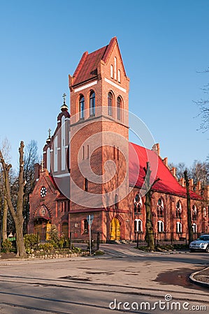 Church at Kievskaya street Editorial Stock Photo