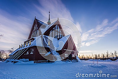 Church of Kiruna, Sweden Stock Photo