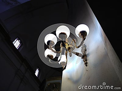 Church light. Religion Catholic Stock Photo