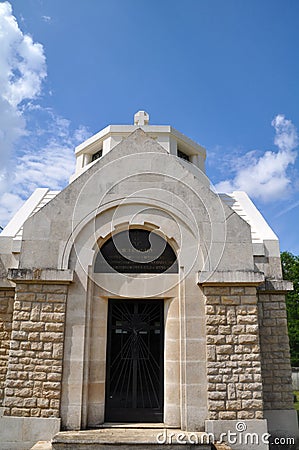 Church of Louvemont-CÃ´te-du-Poivre Stock Photo