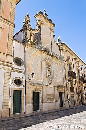 Church of Madonna Addolorata. Galatina. Puglia. Italy. Stock Photo