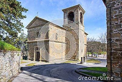The Church of the Madonna dei Miracoli in Castel Rigone, Umbria Stock Photo