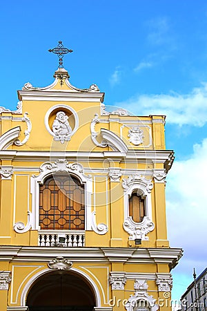 Church of Madonna del Carmine in Sorrento Stock Photo