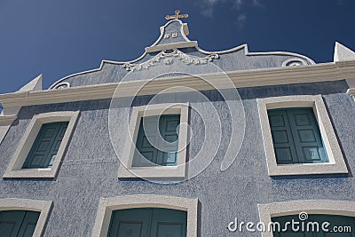 Church of Mangue Seco, Bahia, Brazil Editorial Stock Photo