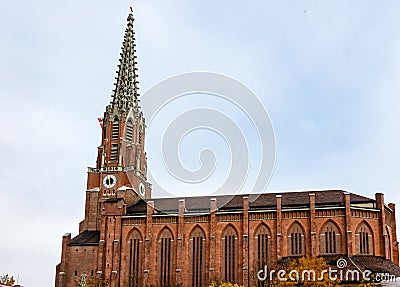 Church of Mariahilf in Germany Stock Photo