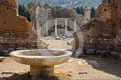 The Church of Mary in Ephesus, Turkey Stock Photo