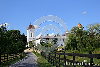 Church in middle of nature Stock Photo