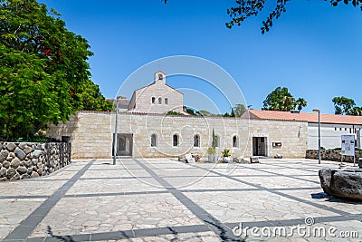Church of the Multiplication in Tabgha, Israel Editorial Stock Photo