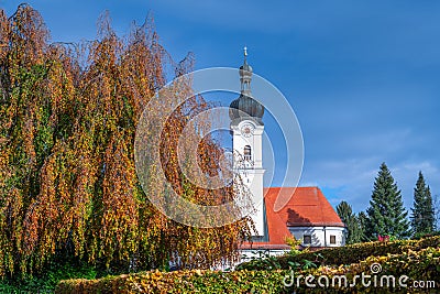 Church of Murnau Stock Photo