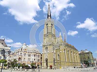 Church of the name of Mary in Novi Sad, Serbia Stock Photo