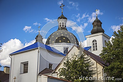 Church of the Nativity of the Blessed Virgin in Grodno Stock Photo