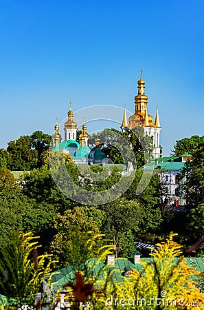 Church of the Nativity of the Virgin, Kiev Monastery of the Caves, Kiev Pechersk Lavra, Kiev, Ukraine Stock Photo