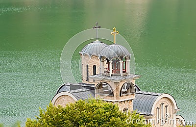 A church near Ohrid lake in Macedonia Stock Photo
