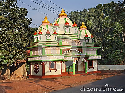 Church near the Ponda. Goa. India Stock Photo