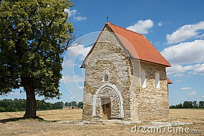 Church near village Kopcany, Slovakia Stock Photo