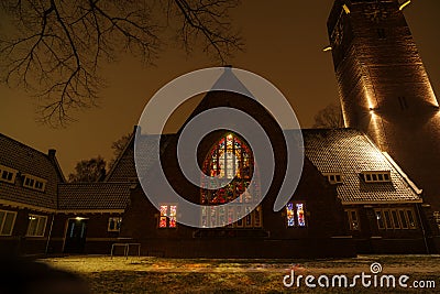 Church at night Editorial Stock Photo