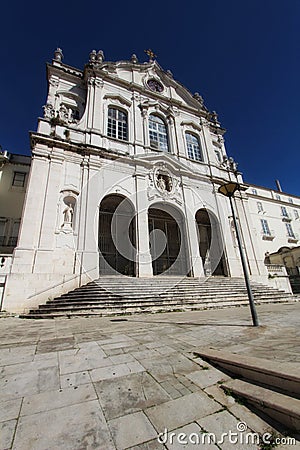 Church of Nossa Senhora Das Merces in Lisbon Stock Photo