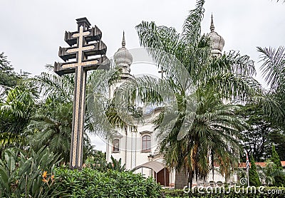 Church Nossa Senhora do Brasil Stock Photo