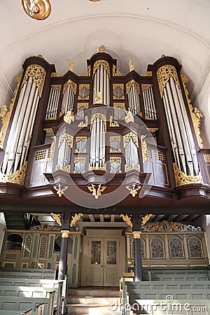 Church organ Editorial Stock Photo