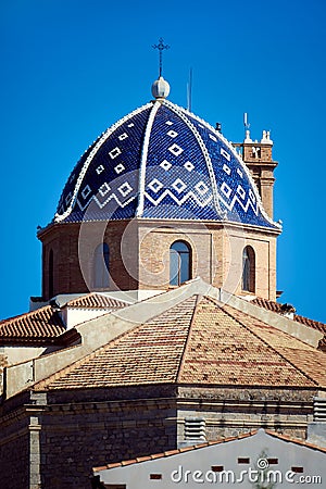 Church of Our Lady of Solace. Altea. Spain Stock Photo