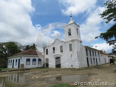 Church of Our Lady of Sorrows - Paraty -Brasil Stock Photo