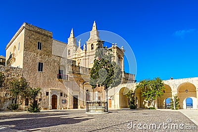 Church of Our Lady of Victory, Mellieha, Malta Stock Photo