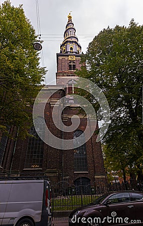 Church of Our Saviour, Copenhagen - Denmark Editorial Stock Photo