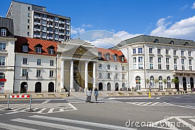 Church parish creative environments in Warsaw Editorial Stock Photo