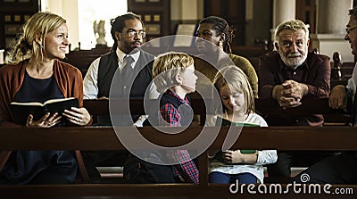 Church People Believe Faith Religious Stock Photo