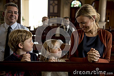 Church People Believe Faith Religious Stock Photo