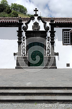 Church, Ponta Delgada, Portugal Stock Photo