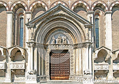 Church portal Stock Photo