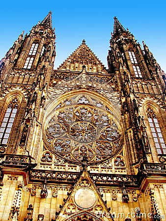 Church in Prague Stock Photo