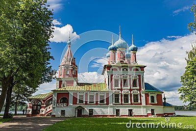 Church of Prince Demitry the Martyr of the 17th century, Uglich, Russia Editorial Stock Photo