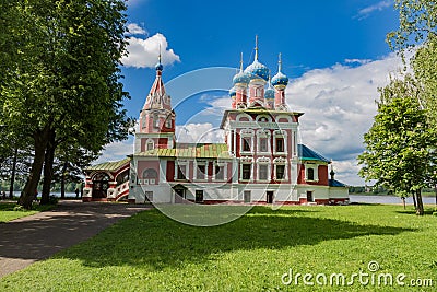Church of Prince Demitry the Martyr of the 17th century, Uglich, Russia Editorial Stock Photo