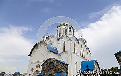 Church of the Protection of the Mother of God at Yasenevo, Moscow, Russia. Stock Photo