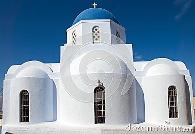 Church in Pyrgos Stock Photo