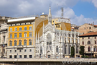 Church of the Sacred Heart of the Suffrage, Rome, Italy. Stock Photo