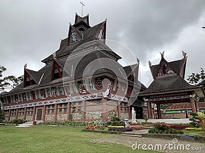 The Church of Saint francis of Assisi in Berastagi Sumatra Stock Photo