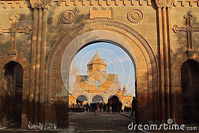 The Church of Saint Gayane, Armenia Editorial Stock Photo