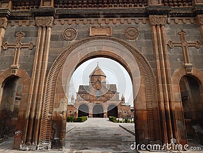 The Church of Saint Gayane (7th century) in Armenia. Stock Photo