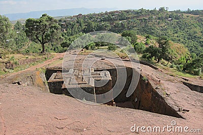 Church of Saint George, Lalibela Stock Photo